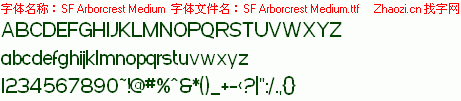查看字体及作者详细介绍