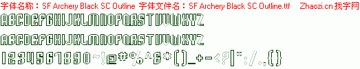 查看字体及作者详细介绍