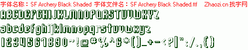 查看字体及作者详细介绍
