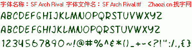 查看字体及作者详细介绍