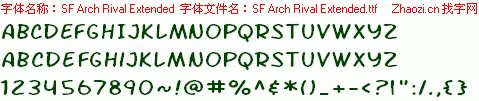查看字体及作者详细介绍