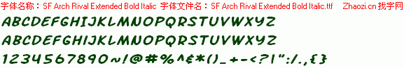 查看字体及作者详细介绍
