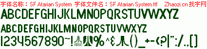 查看字体及作者详细介绍