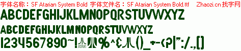 查看字体及作者详细介绍