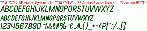 查看字体及作者详细介绍