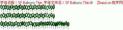 查看字体及作者详细介绍