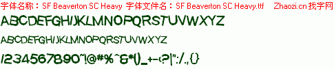 查看字体及作者详细介绍