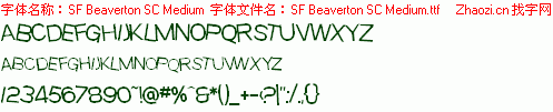 查看字体及作者详细介绍