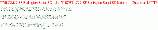 查看字体及作者详细介绍
