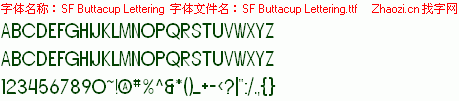 查看字体及作者详细介绍