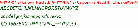 查看字体及作者详细介绍