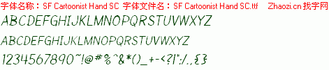 查看字体及作者详细介绍