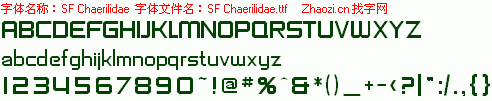 查看字体及作者详细介绍
