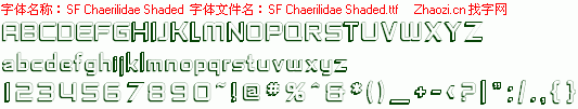 查看字体及作者详细介绍