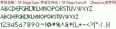 查看字体及作者详细介绍