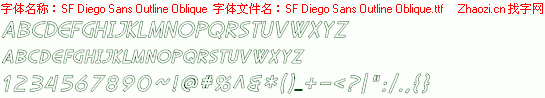 查看字体及作者详细介绍