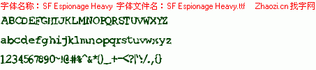 查看字体及作者详细介绍