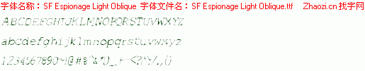 查看字体及作者详细介绍