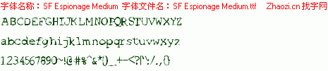 查看字体及作者详细介绍