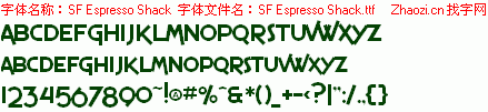 查看字体及作者详细介绍