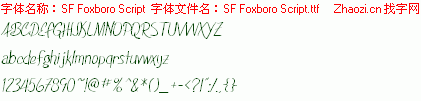 查看字体及作者详细介绍