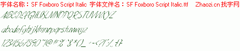 查看字体及作者详细介绍