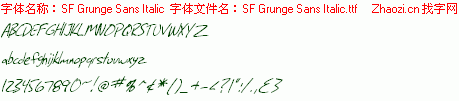 查看字体及作者详细介绍