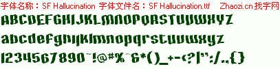 查看字体及作者详细介绍