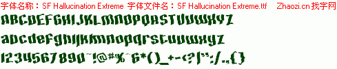 查看字体及作者详细介绍