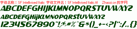 查看字体及作者详细介绍
