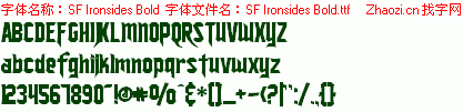 查看字体及作者详细介绍