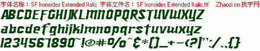 查看字体及作者详细介绍