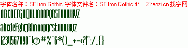 查看字体及作者详细介绍