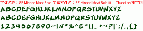 查看字体及作者详细介绍