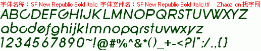 查看字体及作者详细介绍