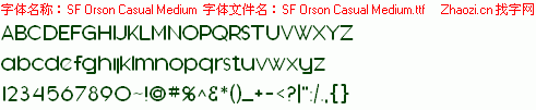 查看字体及作者详细介绍