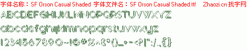 查看字体及作者详细介绍