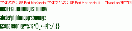 查看字体及作者详细介绍