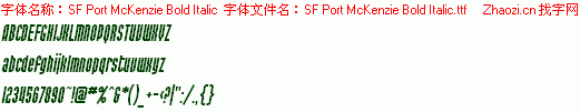 查看字体及作者详细介绍