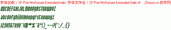 查看字体及作者详细介绍
