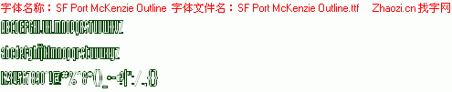查看字体及作者详细介绍