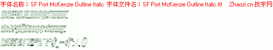 查看字体及作者详细介绍