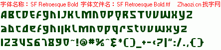 查看字体及作者详细介绍