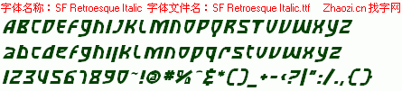 查看字体及作者详细介绍