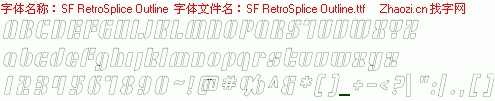 查看字体及作者详细介绍