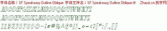 查看字体及作者详细介绍