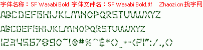 查看字体及作者详细介绍