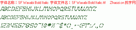 查看字体及作者详细介绍