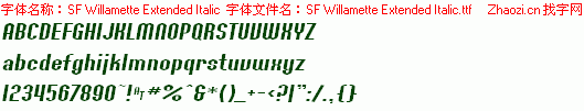 查看字体及作者详细介绍