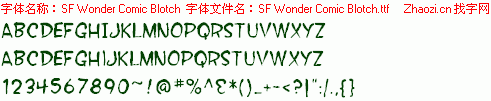 查看字体及作者详细介绍